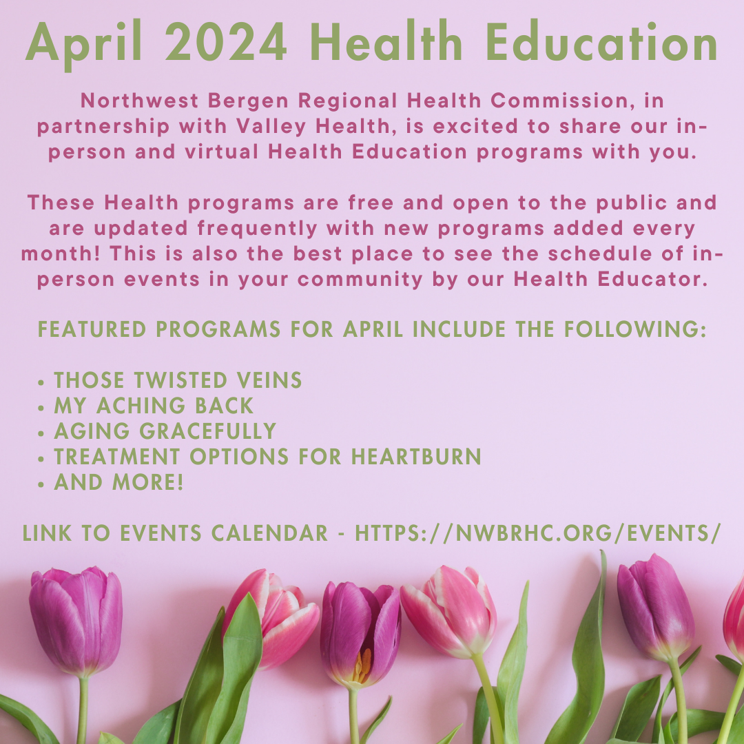 April Health Offerings