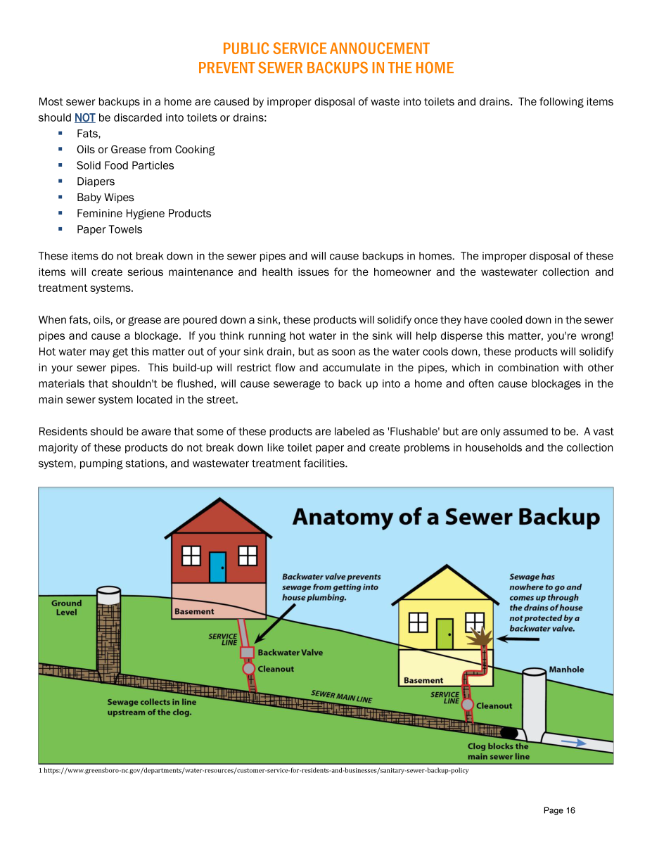 Prevent Sewer Backups